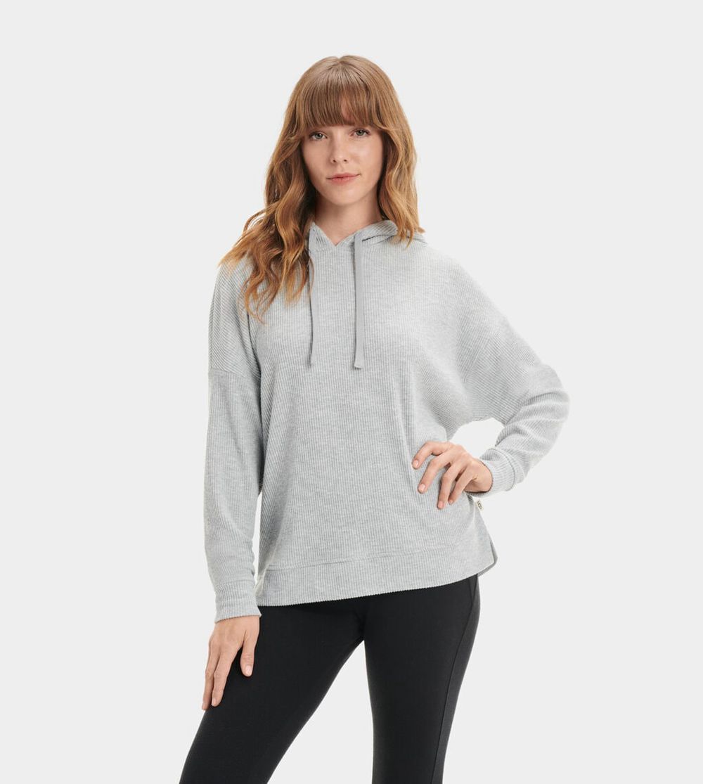 Ugg Kyree - Womens Hoodie - Grey - NZ (5094SCQBR)